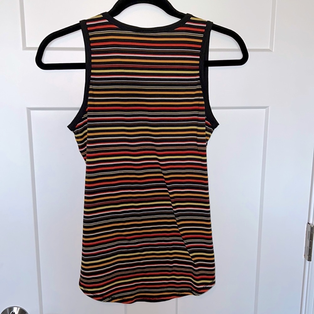 Multi-Color Striped Tank Top - Picture 2 of 3